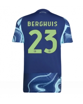 Billige Fotballdrakt Ajax Steven Berghuis #23 Replika Bortedrakt 2025-26 Kortermet Billige Fotballdrakt Ajax Steven Berghuis #23 Replika Bortedrakt 2025-26 Kortermet